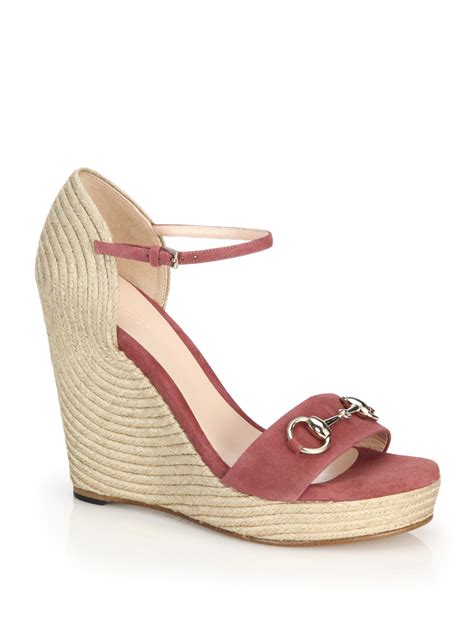 espadrille homme gucci|gucci espadrilles wedges pink.